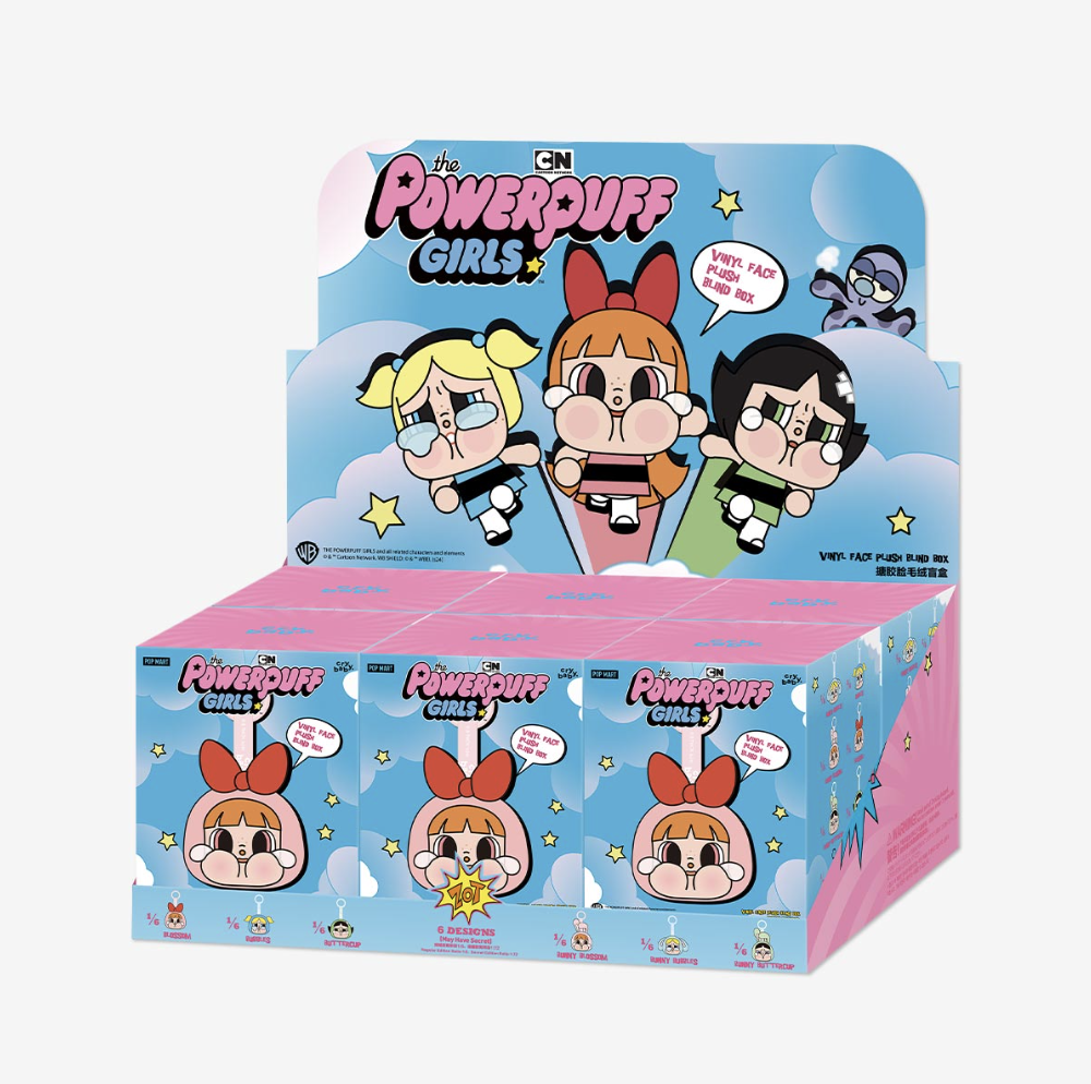 POP MART - CRYBABY - Powerpuff Girls Series - Vinyl Face Plush Blind Box - No return & refund & exchange - Resale