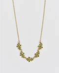 Fable Oak Leaf Gold Choker Necklace