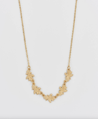 Fable Oak Leaf Gold Choker Necklace