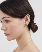Fable Lucky Clover Pearl Stud Earrings