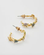 Fable Wildflower Garden Hoop Earrings
