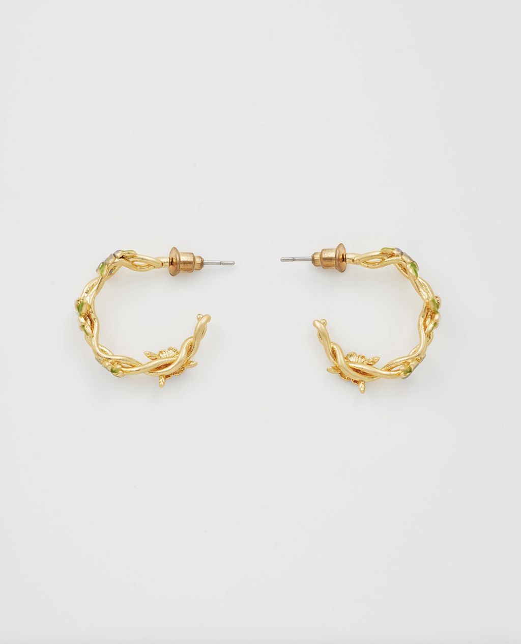 Fable Wildflower Garden Hoop Earrings
