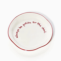 MAEGEN Statement Plate - 'always Be Polite To the Chef.'