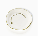 MAEGEN Statement Plate - 'good Food and Good Company.'