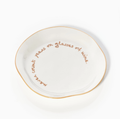 MAEGEN Statement Plate - 'never Count Years of Glasses of Wine.'