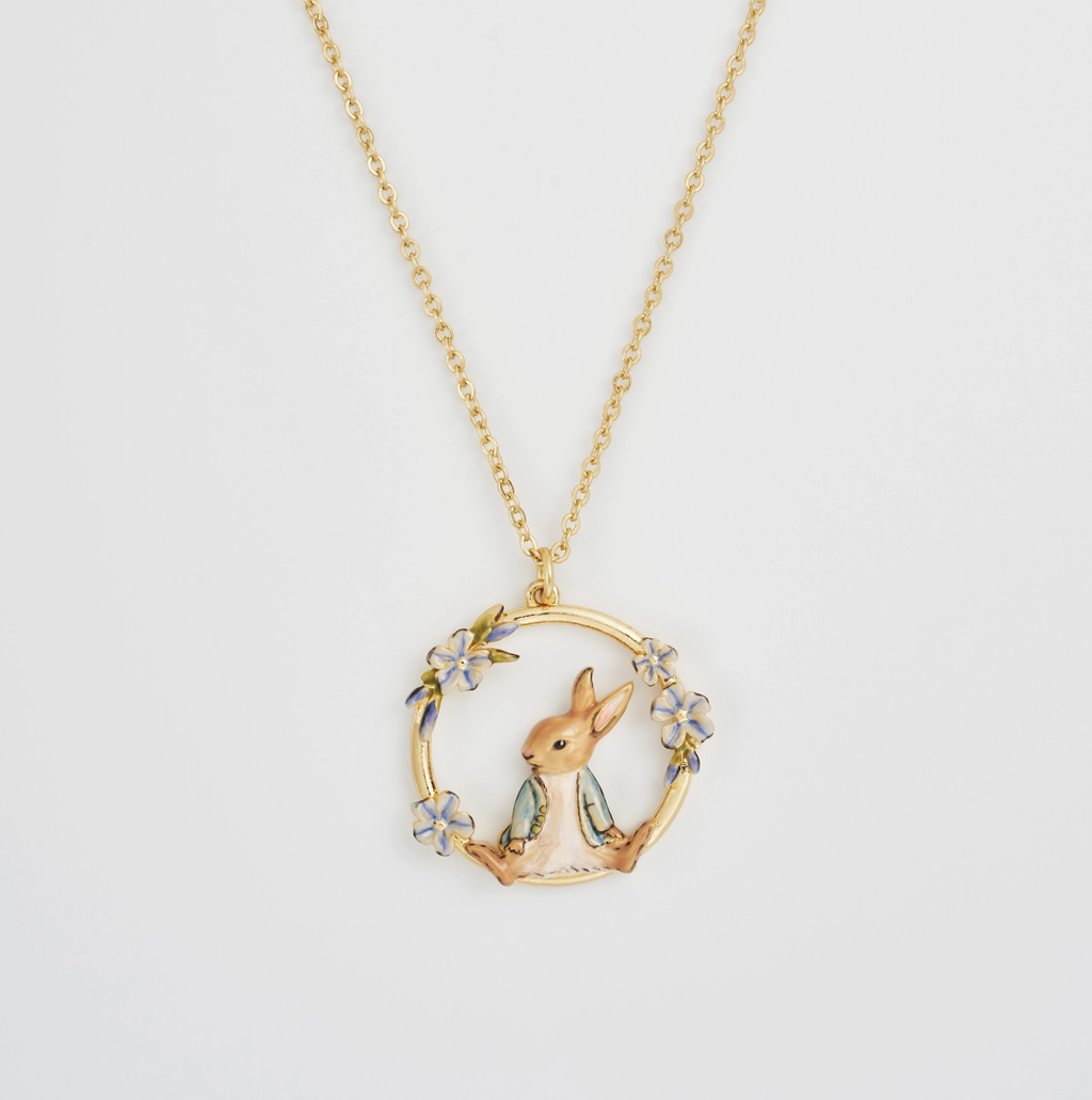 Fable England X Peter Rabbit Forget Me Not Necklace