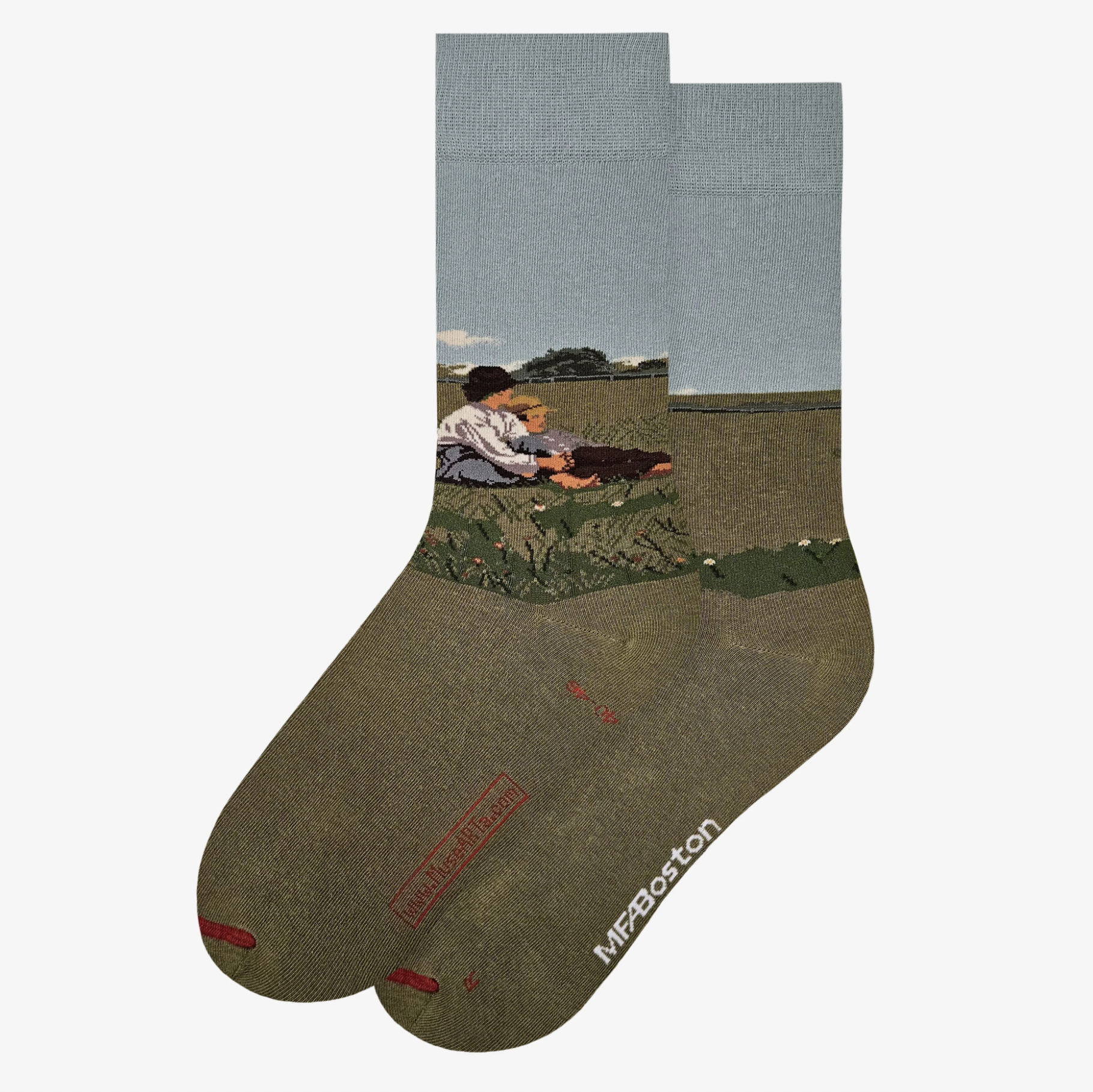 Winslow Homer - Boys in a Pasture Sock UK 3.5-6.5