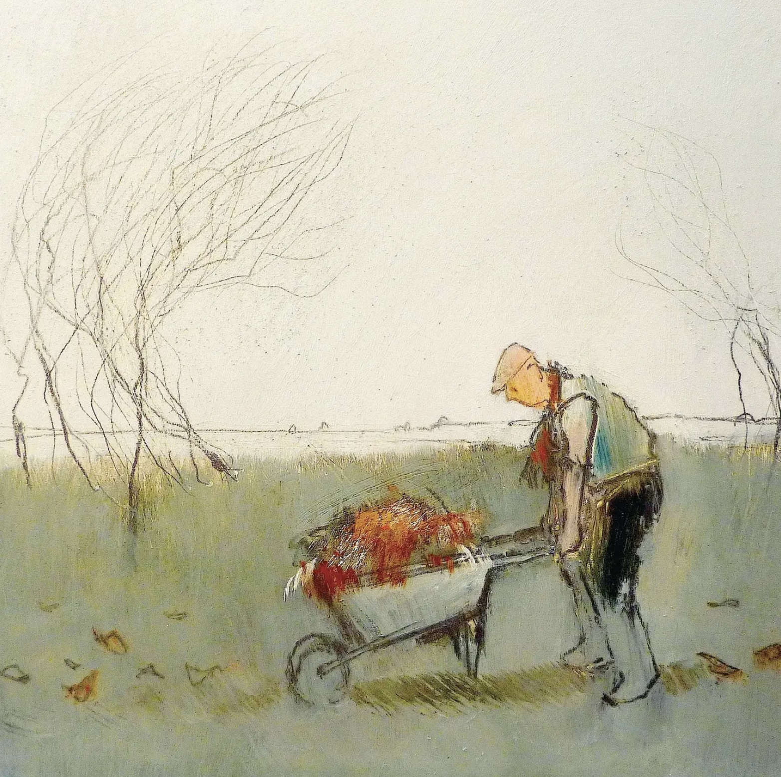 The Gardener Greeting Card