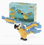 Build Your Own Animal Model Brick Kit - Macaw