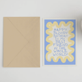 Happy Birthday Best Friend A6 Card