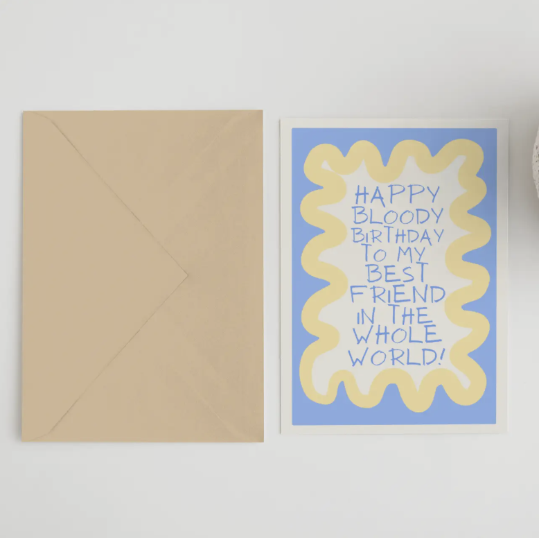 Happy Birthday Best Friend A6 Card