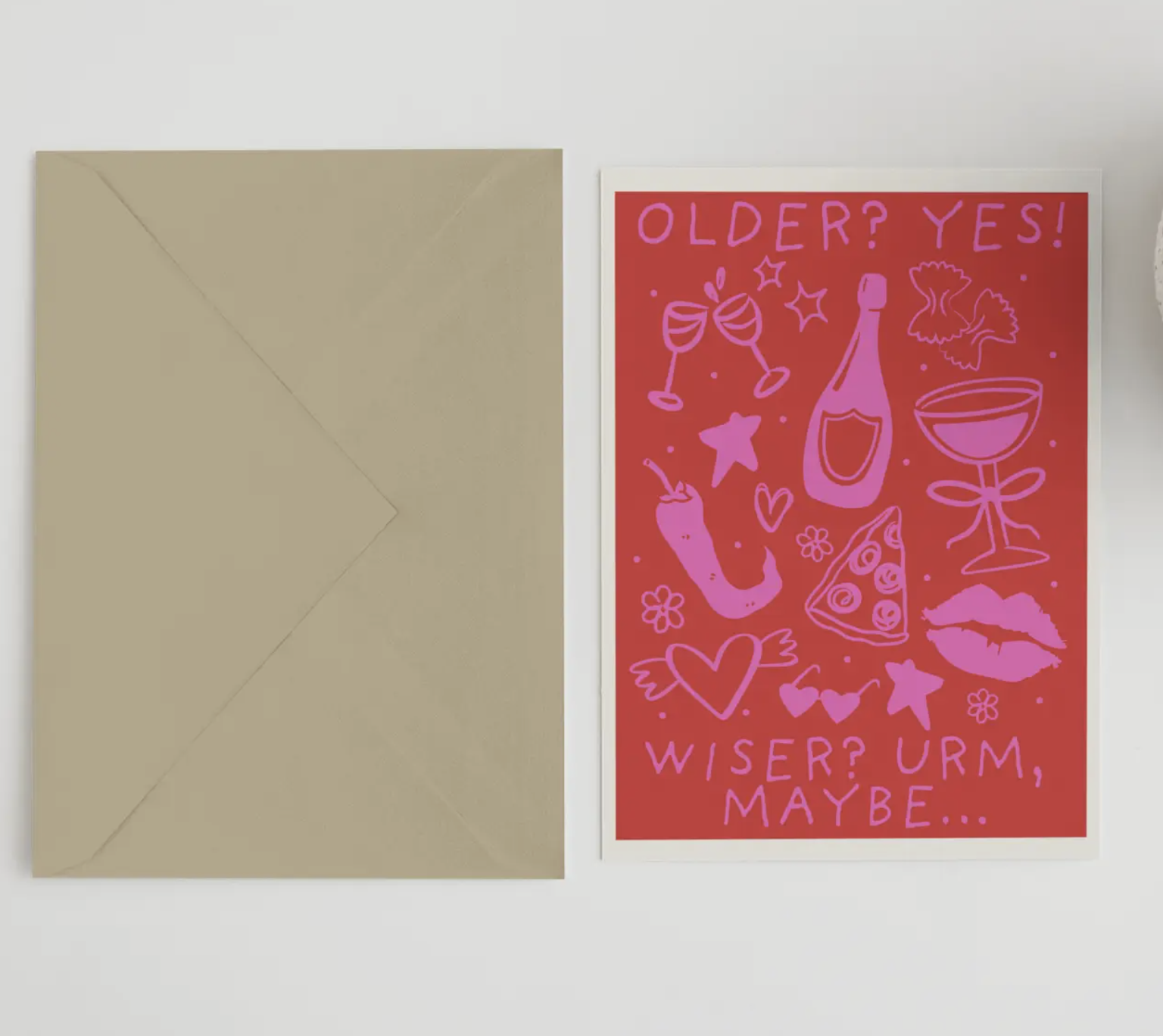 Older? Yes. Wiser? Erm Maybe! A6 Card