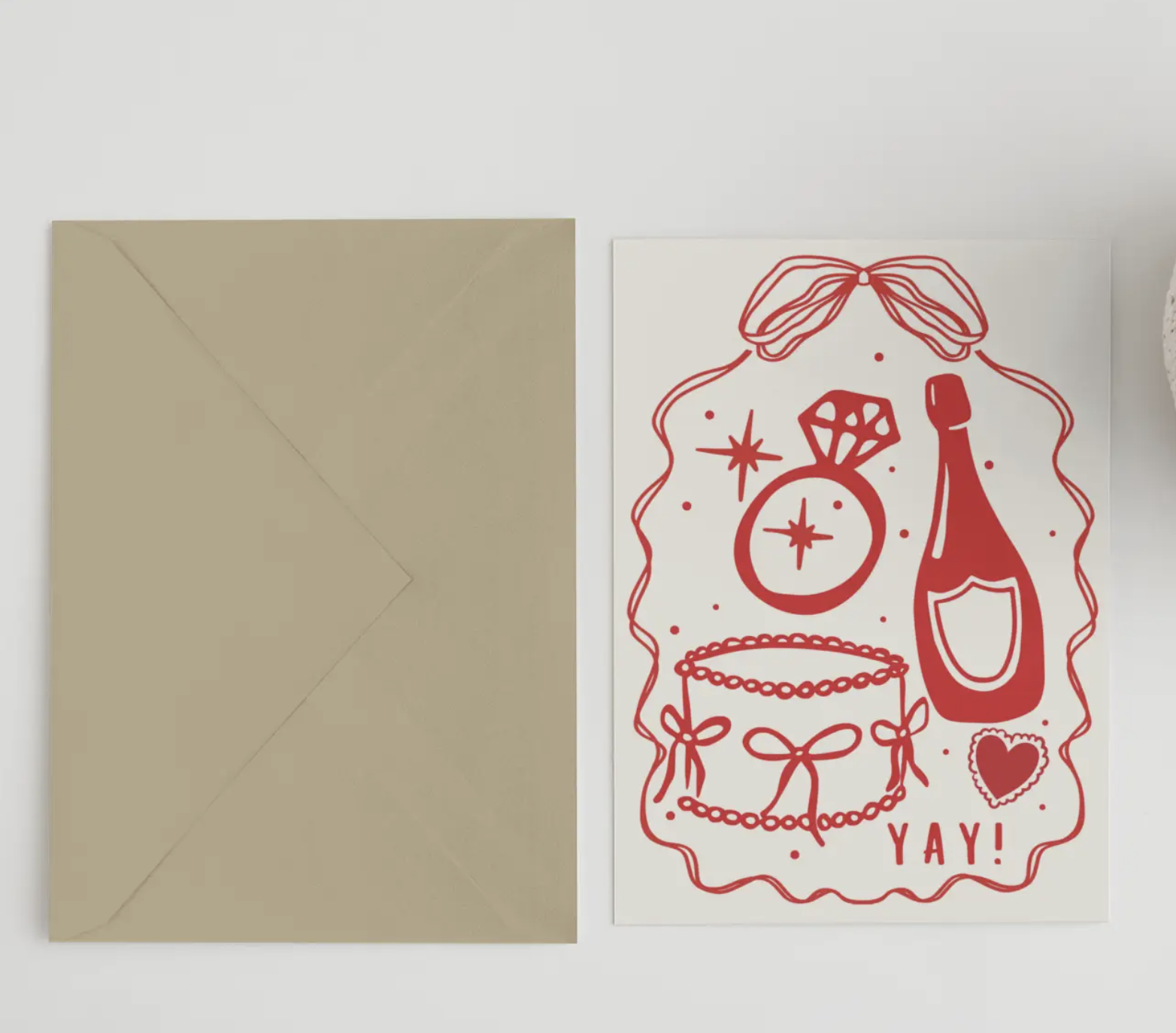 Yay! Wedding/Engagement A6 Card
