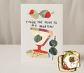 You’Re the Olive To My Martini A6 Card Collab X Ptd