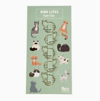 Cat Paper Clips (Set of 5) - Nine Lives