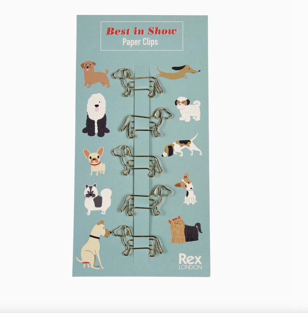 Dog Paper Clips (Set of 5) - Best in Show
