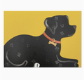 Black Labrador  Greeting Card