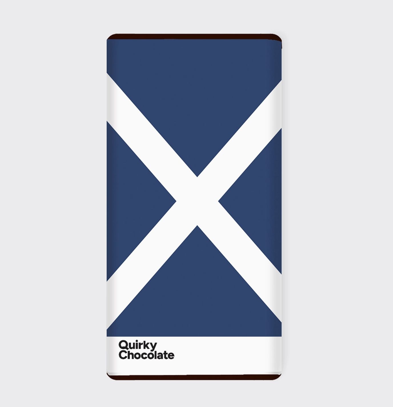 Scotland Flag Chocolate Bar, (Salted Caramel 100g)