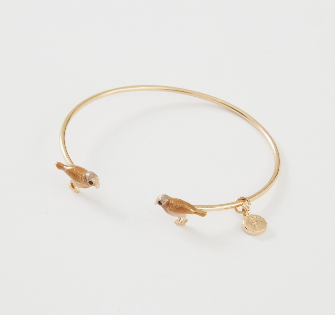 Fable Enamel Robin Bangle