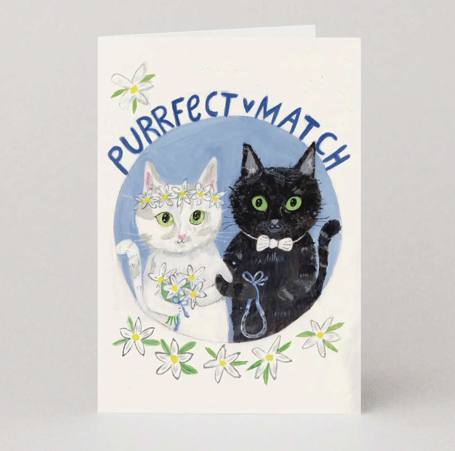 Perfect Match Wedding - Greetings Card By Moggshop