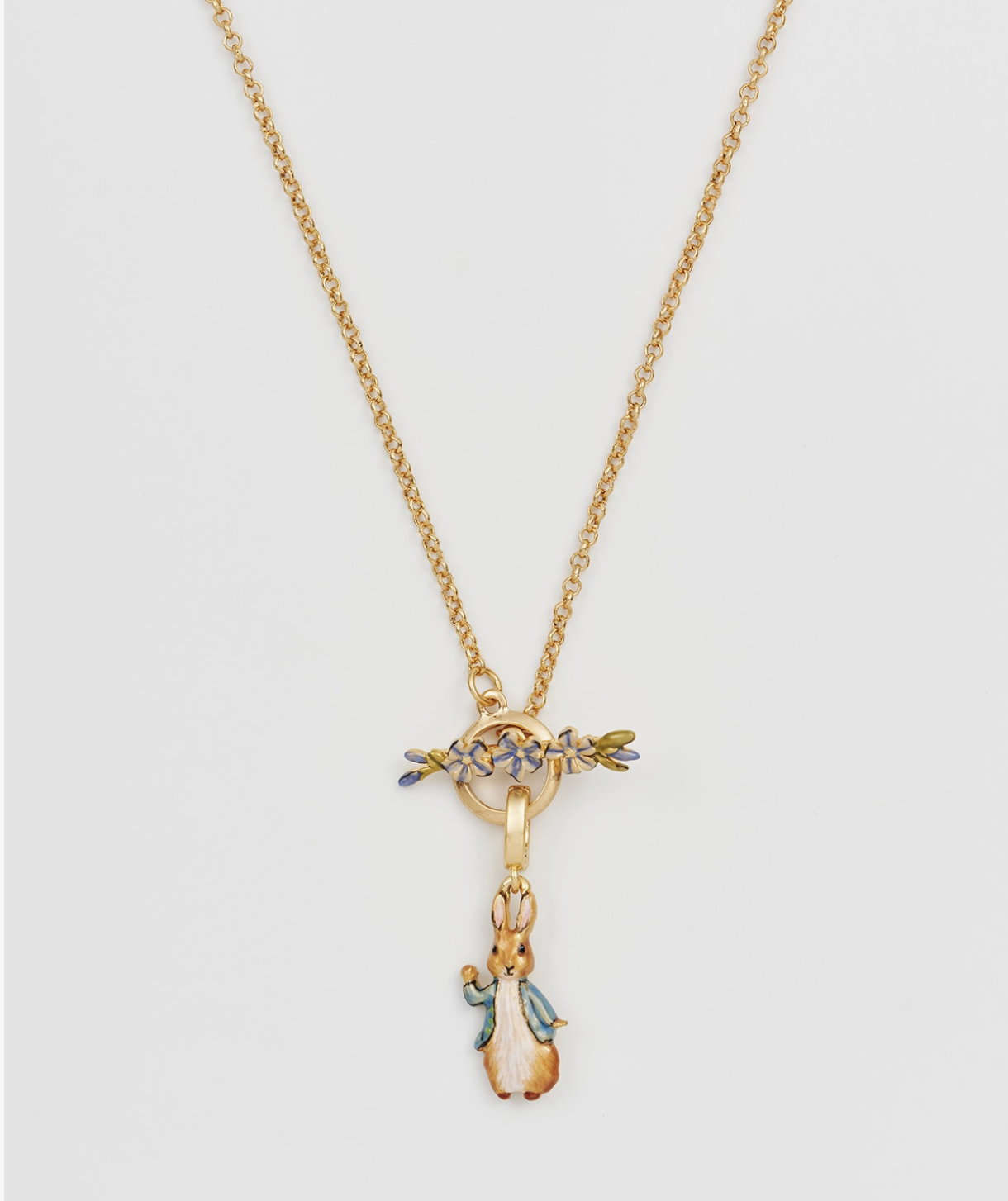 Fable England X Peter Rabbit Forget-Me-Not Toggle Necklace