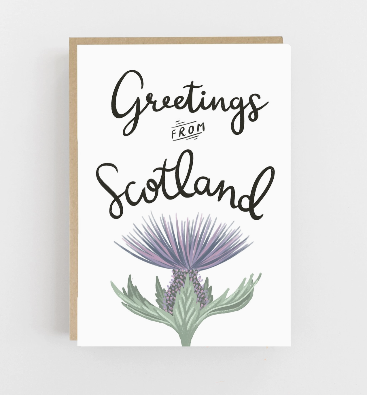 Greetings from Scotland Greeting Card