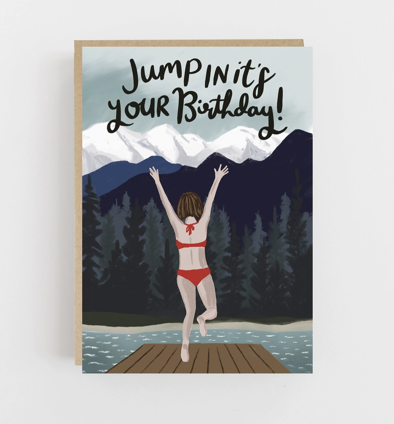 Jump in It's Your Birthday Card