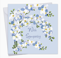 With Sympathy Card - Orchid