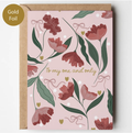 Love Card | Anniversary | Valentine's Day | Gold Foil