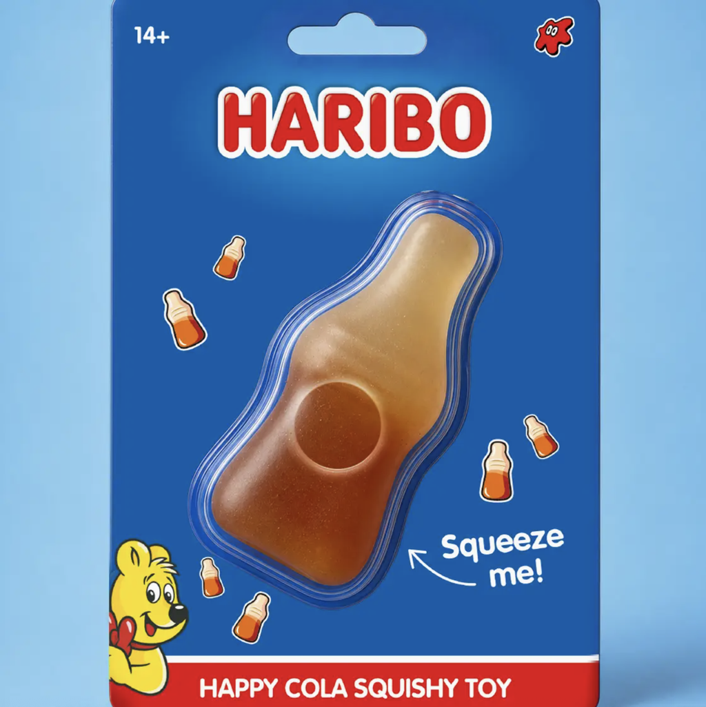 Happy Cola Squishiez | Haribo Squishy | Maltose-Filled Toy