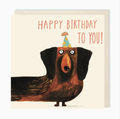 Sausage Dog Birthday Card | Dachshund Greeting Card