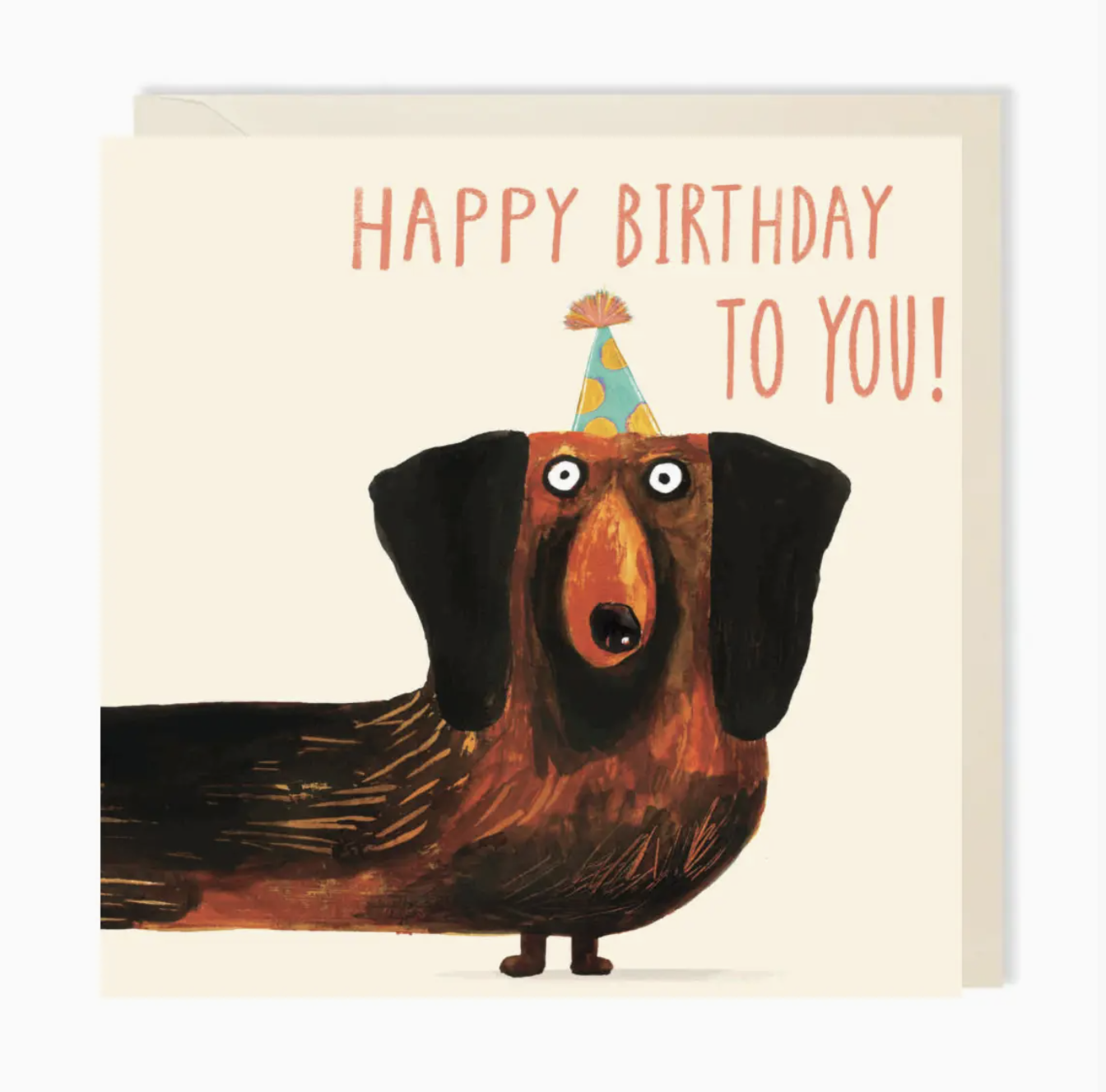 Sausage Dog Birthday Card | Dachshund Greeting Card