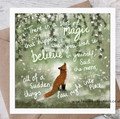 "Believe" Congratulations & Encouragement Card By Fox Under