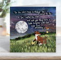 'birthday Stars' - Fox Under The Moon Birthday Card