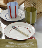 MAEGEN Statement Plate - 'always Be Polite To the Chef.'