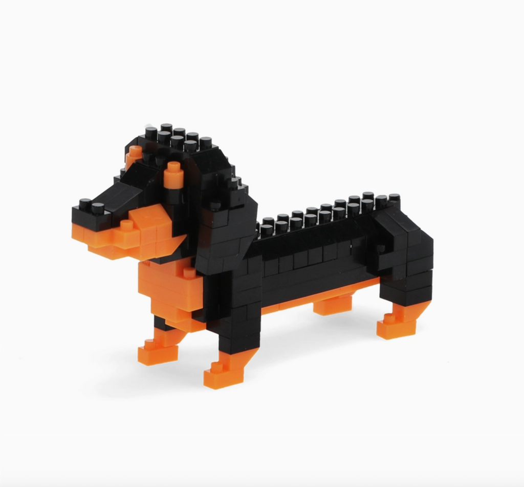 Build Your Own Dog Model Brick Kit - Sausage Dog