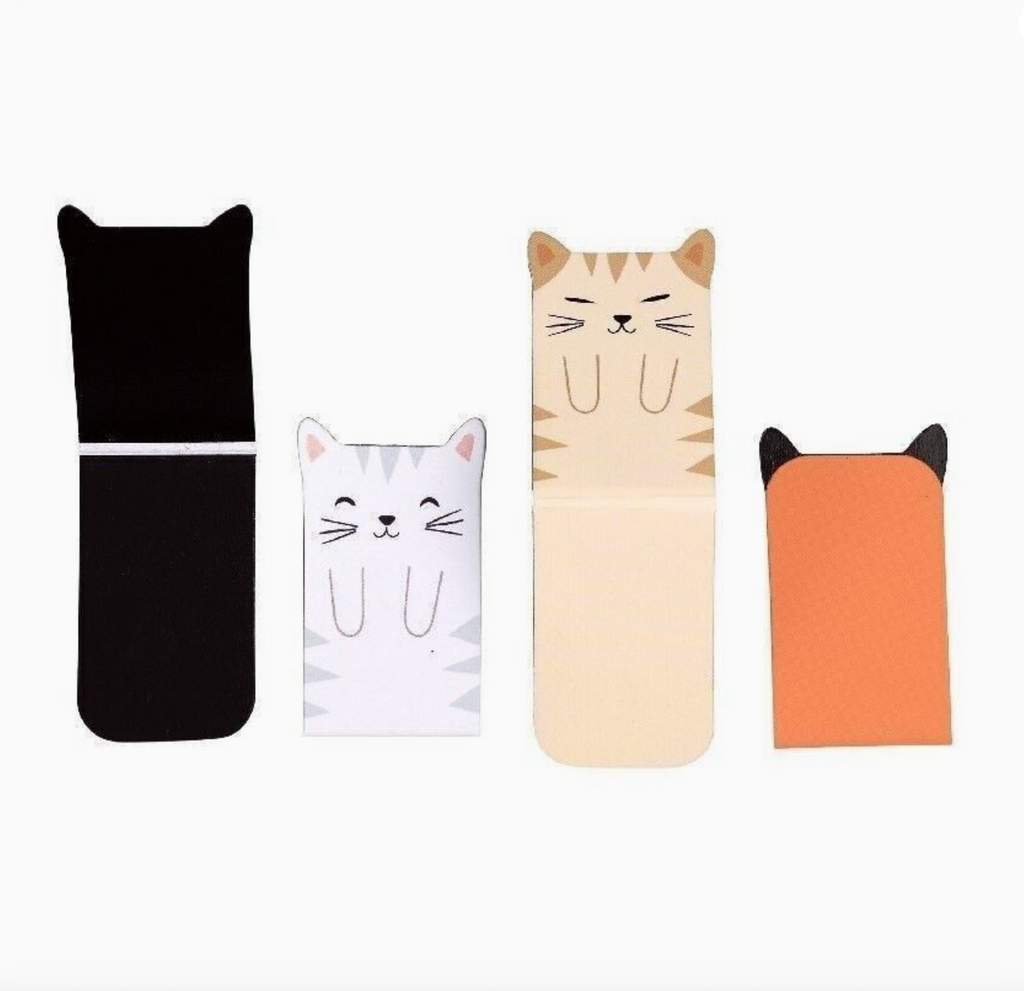 Magnetic Cat Bookmarks (Set of 4)