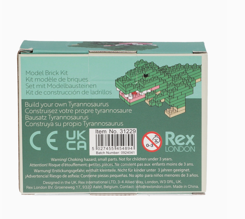 Build Your Own Dinosaur Model Brick Kit - Tyrannosaurus Rex