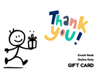 Knock Nook Online Only Gift Card