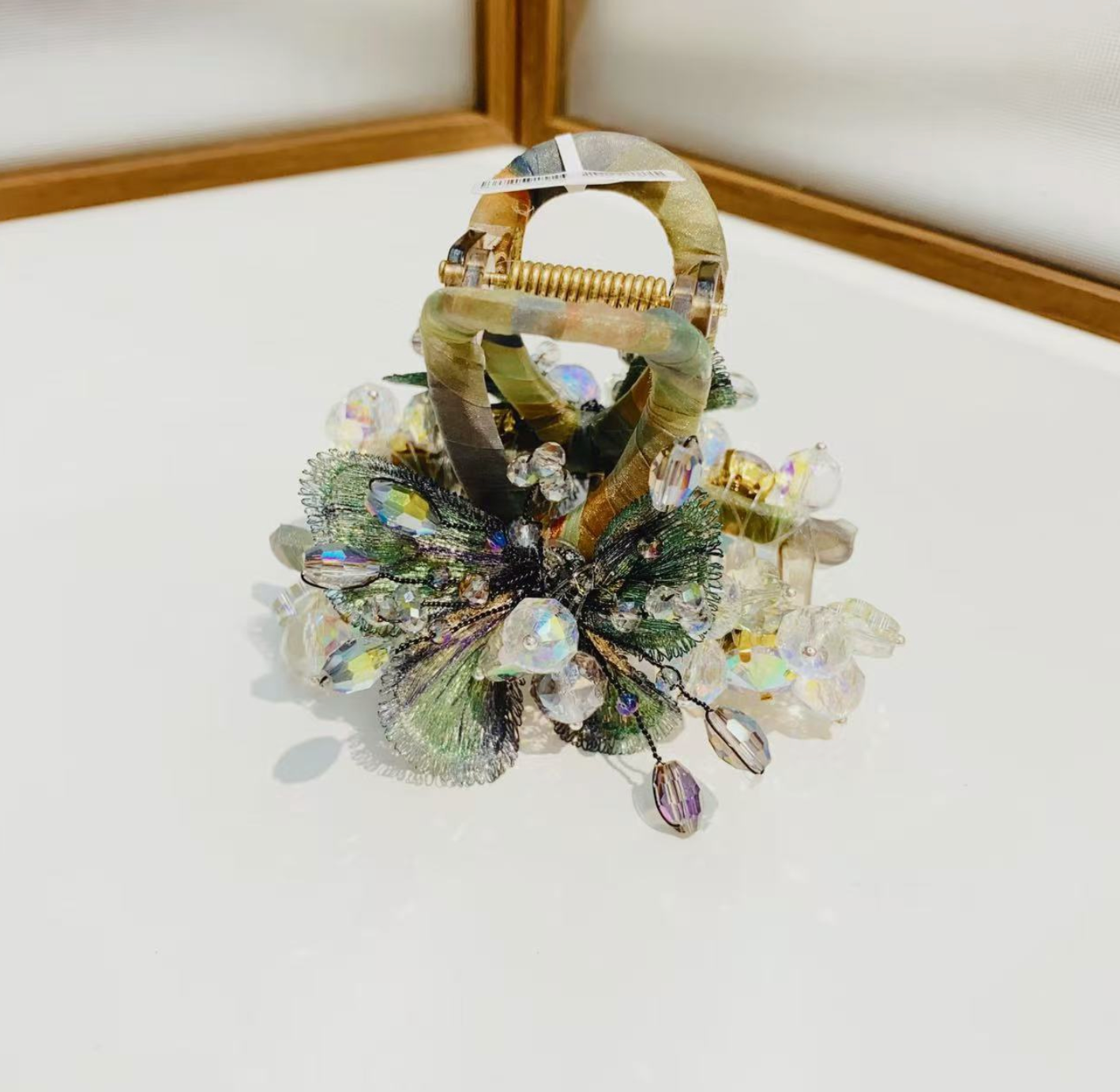 Crystal Claw Clip - 8CM - Butterfly