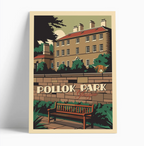 Illustrated print of Glasgow - A4 Size