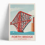 Illustrated print of Scotland - A4 Size