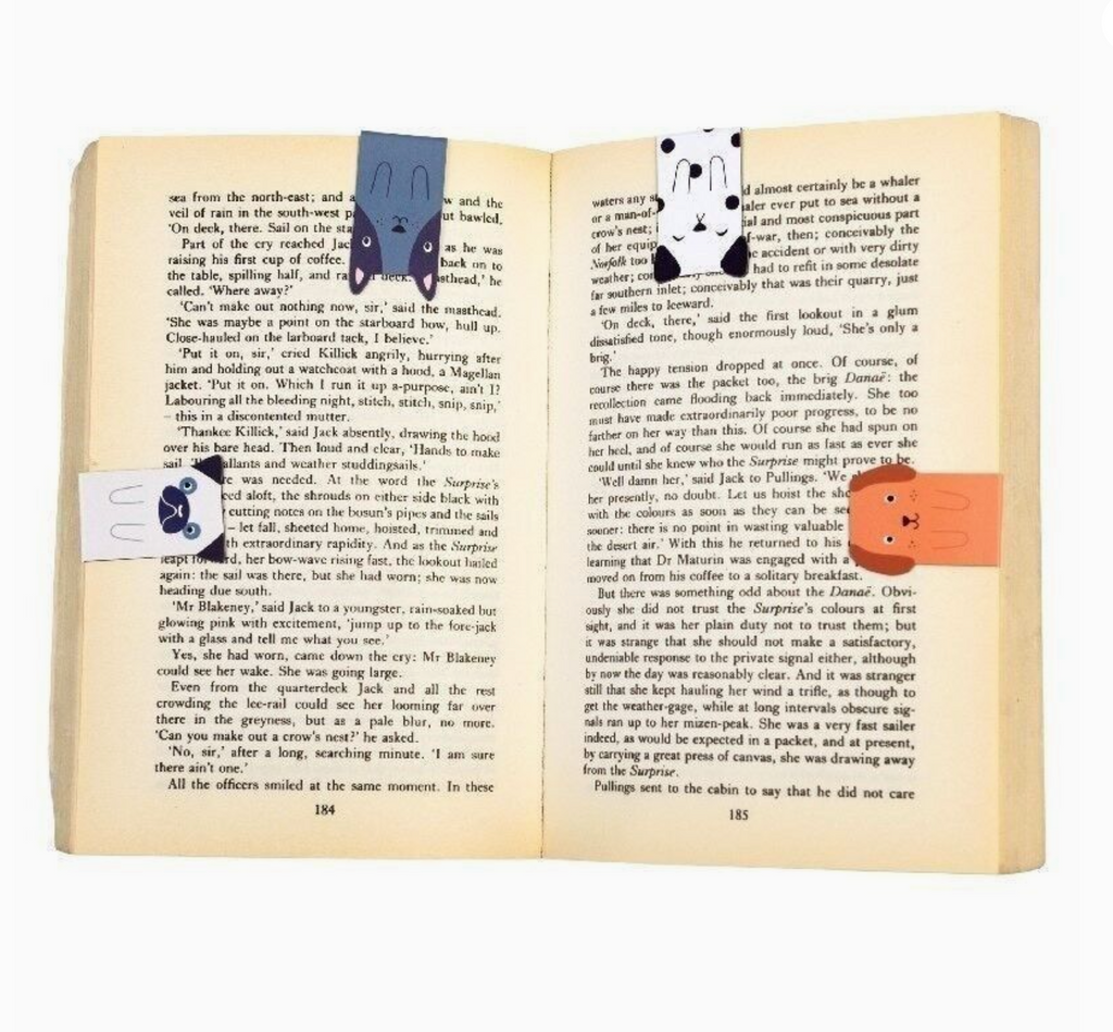 Magnetic Dog Bookmarks (Set of 4)