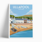 Illustrated print of Scotland - A4 Size