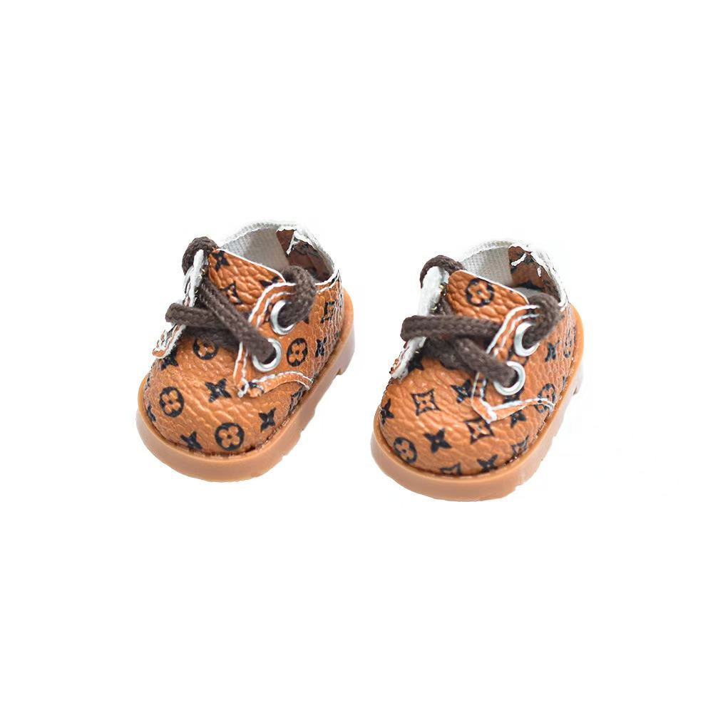 Decorative Doll Shoes - Leather shoes - Compatible with 17cm dolls - Not a Toy