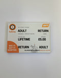 Knock Nook Produced Magnet - Glasgow Subway Ticket