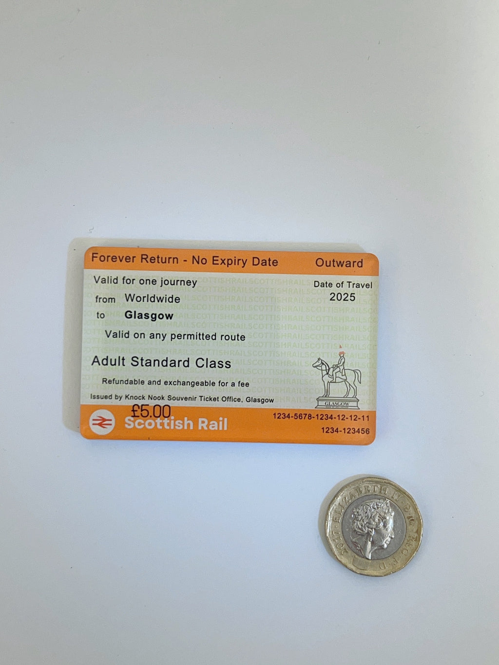 Knock Nook Produced Magnet - ScotRail Ticket