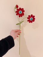 Crochet Hug - Double Headed Zinnia