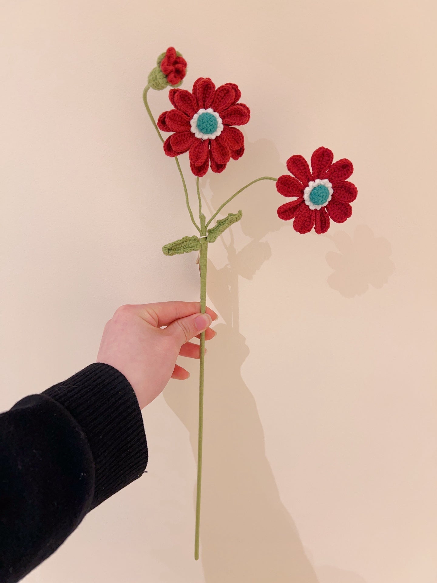 Crochet Hug - Double Headed Zinnia