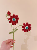 Crochet Hug - Double Headed Zinnia